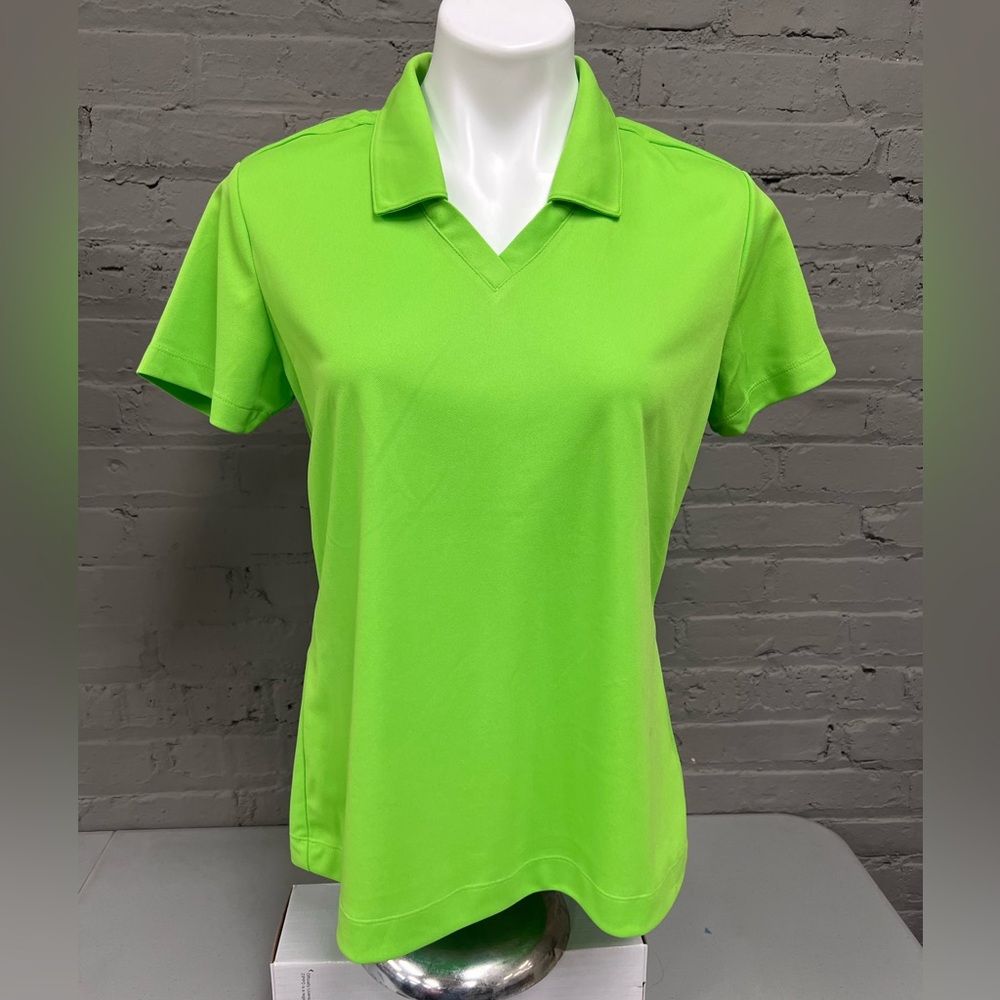 Nike Bright Green Women's Dri Fit Polo